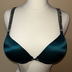Victoria Secret rhinestone bra. 34B